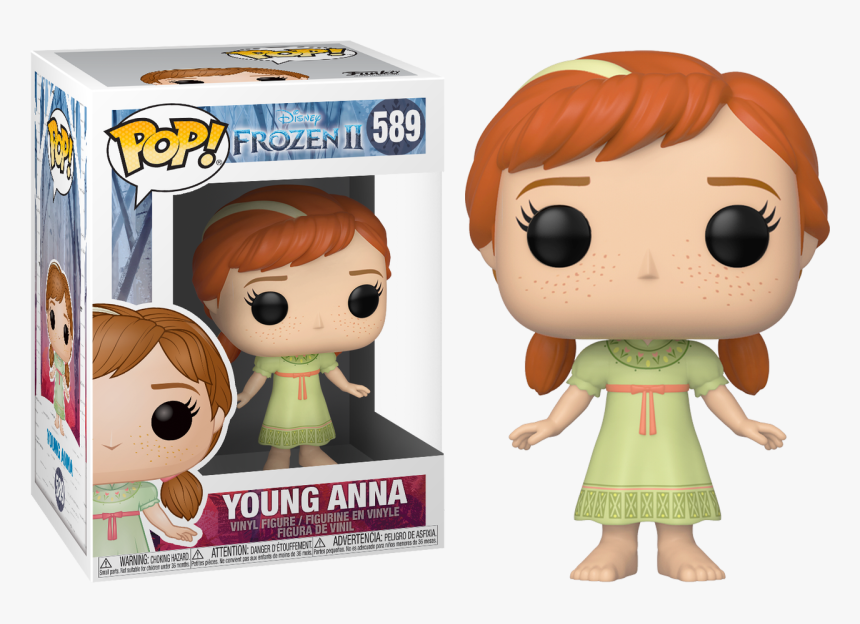 Young Anna Pop Vinyl Figure - Frozen 2 Funko Pop, HD Png Download, Free Download