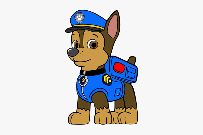 Paw Patrol Chase Silhouette At Free For Personal Transparent - Chase Paw Patrol Clipart, HD Png Download, Free Download