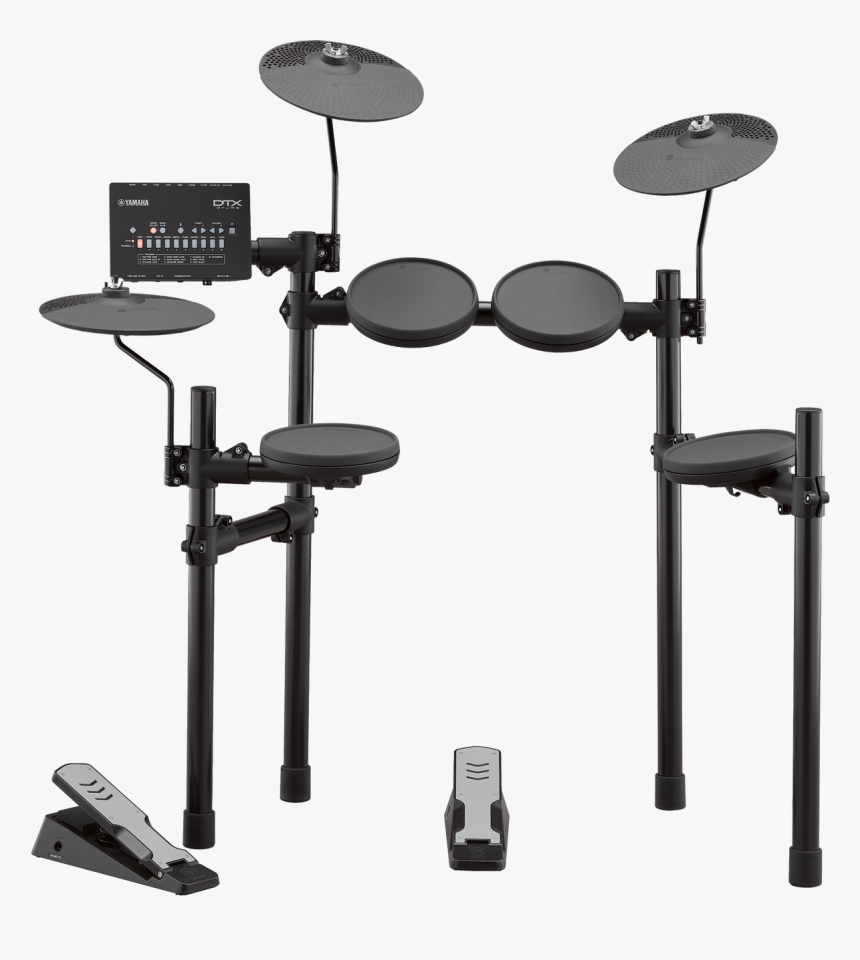 Transparent Drum Set Png - Yamaha Dtx402k Electronic Drum Kit, Png Download, Free Download