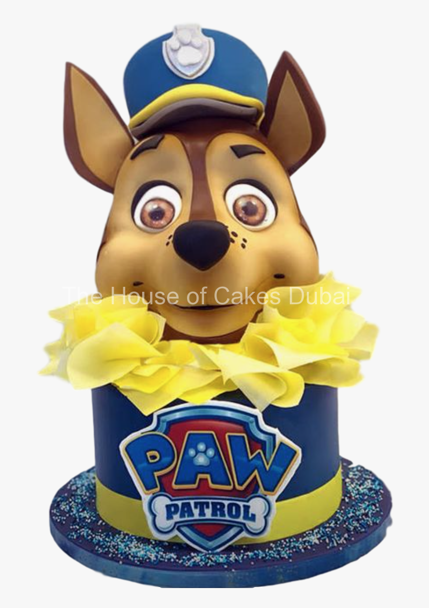 Paw Patrol Chase Cake, HD Png Download -