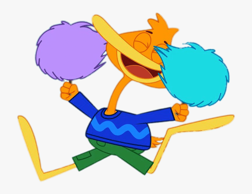 King Duckling Cheerleading - Cartoon, HD Png Download, Free Download