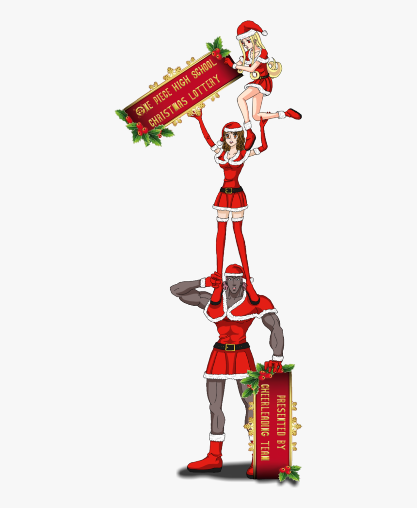 Ophs Christmas Cheerleaders Lottery - Christmas Cheerleaders Clip Art, HD Png Download, Free Download