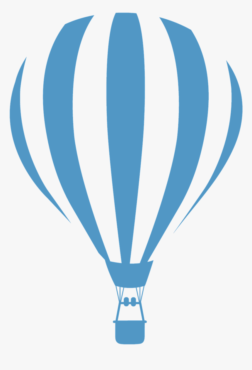 Hot Air Balloon Blue, HD Png Download, Free Download