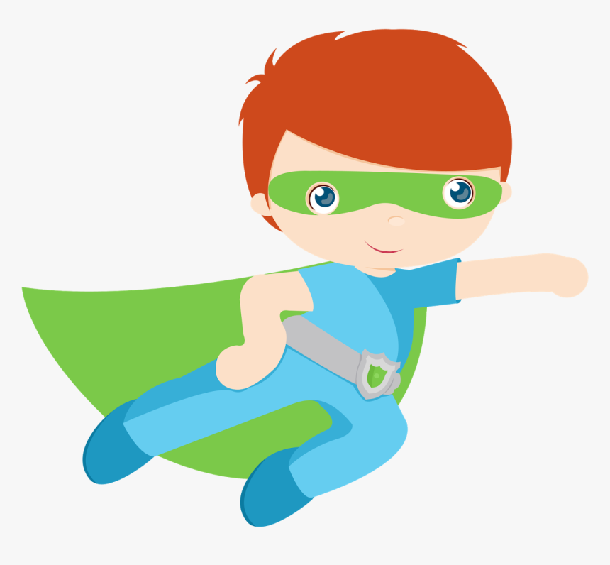 Kids Dressed As Superheroes Clipart - Kids Superhero Png, Transparent Png, Free Download