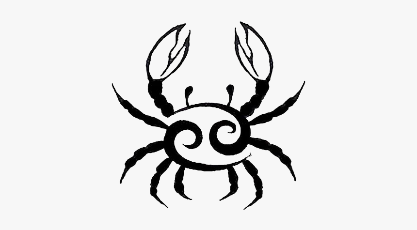 Cancer Zodiac Png Transparent Image - Crab Cancer Zodiac Symbol, Png Download, Free Download