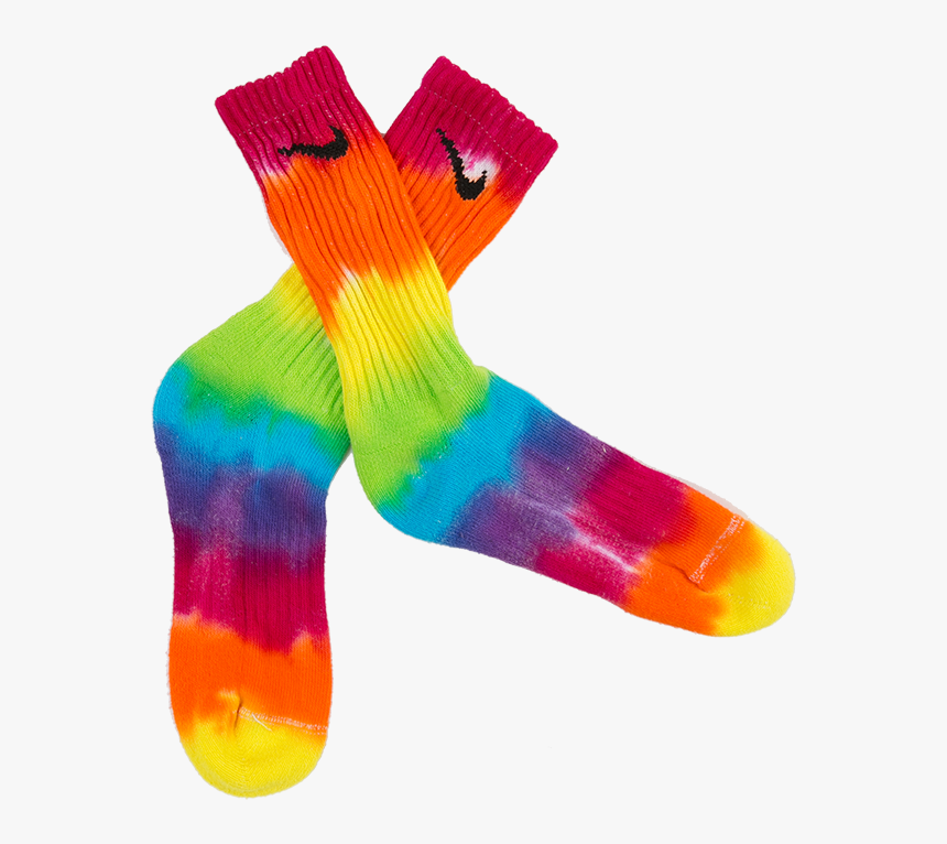 Tie Dye Socks Transparent, HD Png Download - kindpng
