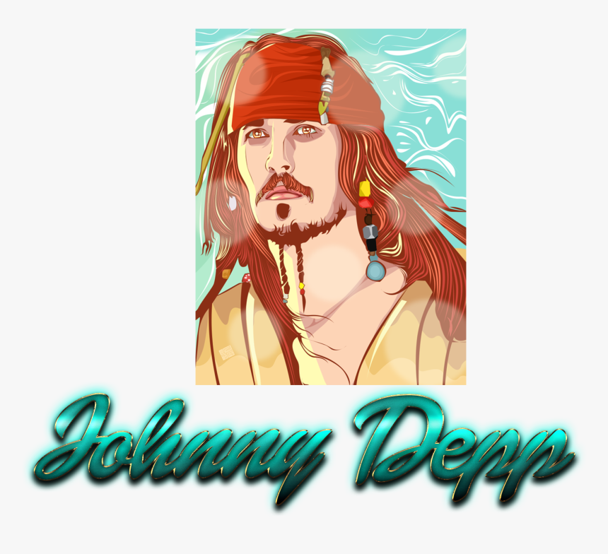 Johnny Depp Free Desktop Background - Illustration, HD Png Download, Free Download