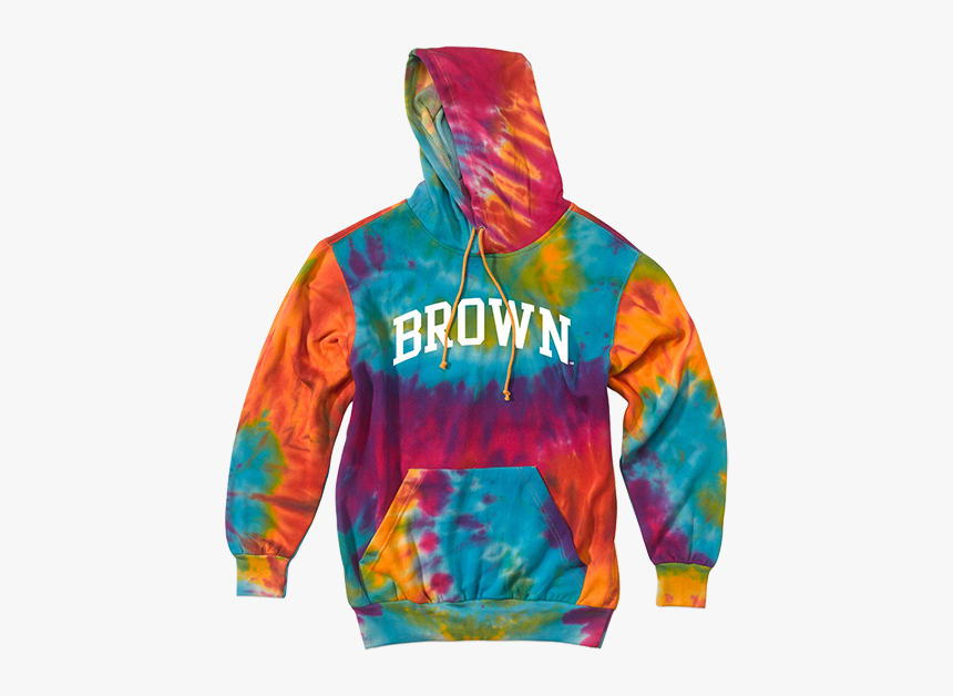 Tie Dye Brown University Sweatshirt, HD Png Download, Free Download
