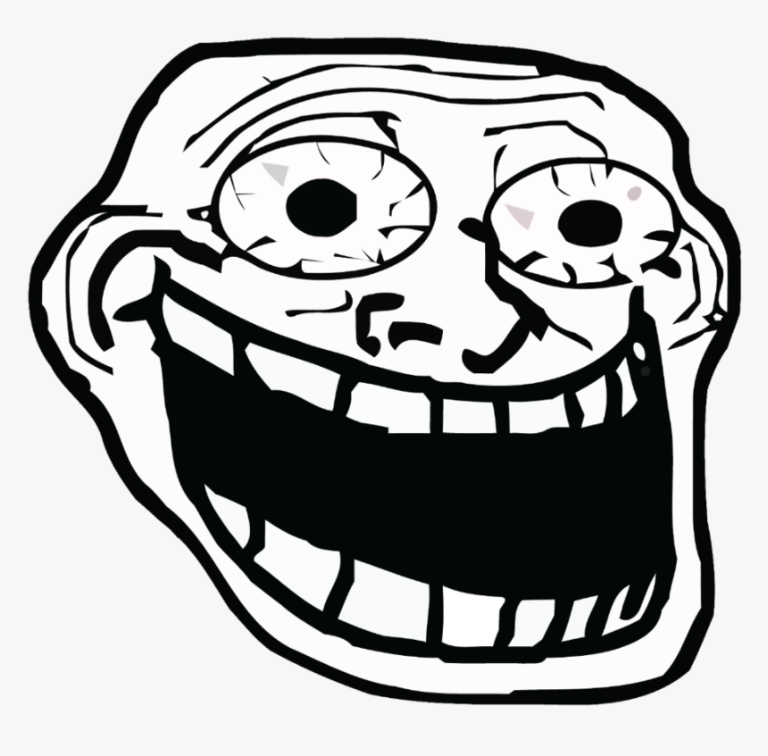 #trollface #troll #face #meme #memes #lol #white #excited - Troll Face ...