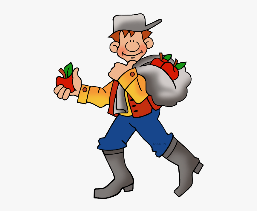 Johnny Appleseed Free Clipart, HD Png Download, Free Download