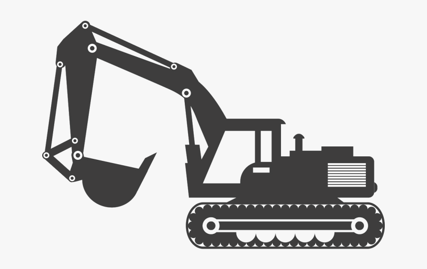 Vector Graphics Excavator Construction Design Loader - Machine Excavator Vector Png, Transparent Png, Free Download