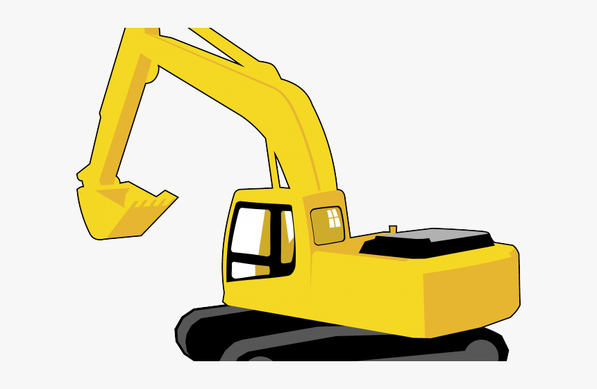 Construction Clipart Excavator - Clip Art, HD Png Download, Free Download