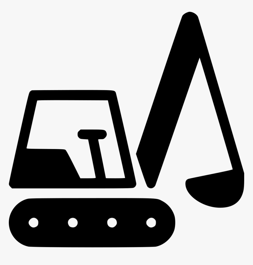 Transparent Excavator Clipart - Excavator Icon Png, Png Download, Free Download