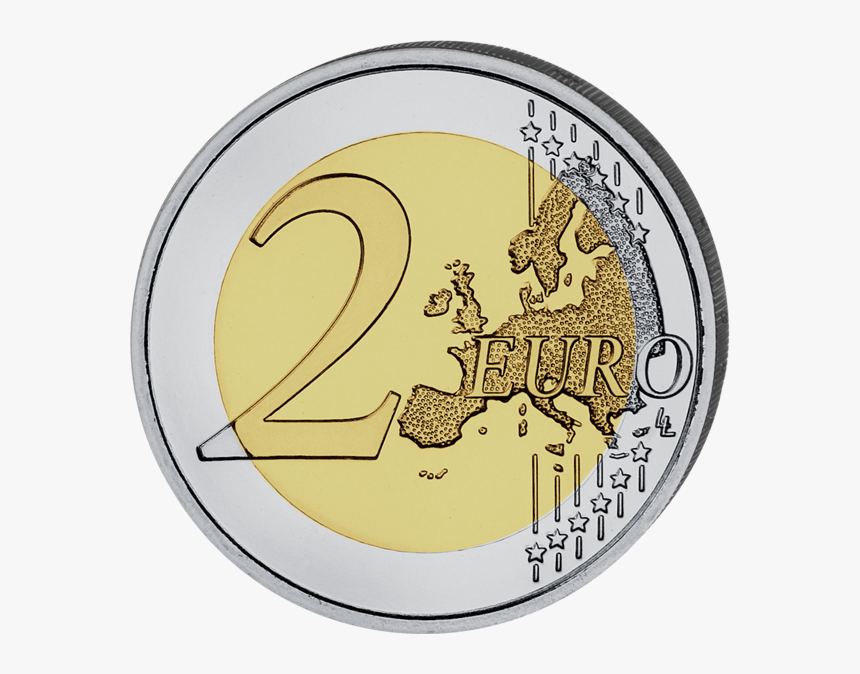 - Colored 2 Euro Coin - 2 Euro Coin Png, Transparent Png, Free Download