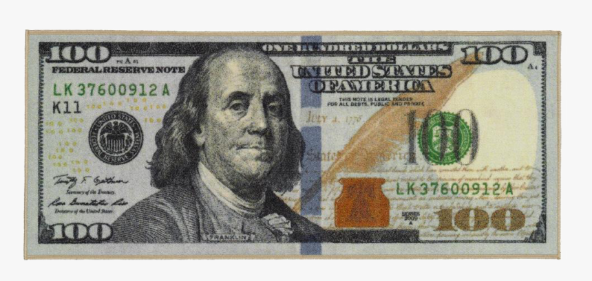 Dollar Png Transparent Images - 100 Dollar Bill, Png Download, Free Download