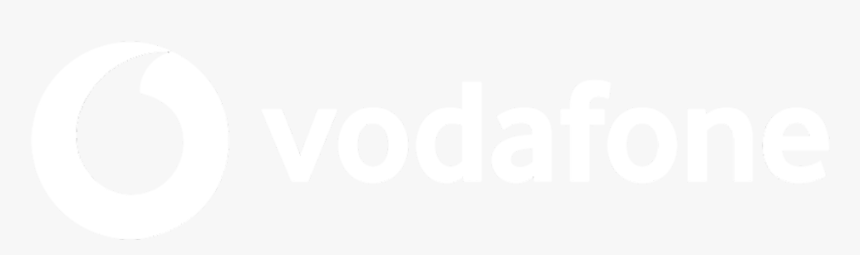 Vodafone Logo B W - Monochrome, HD Png Download, Free Download