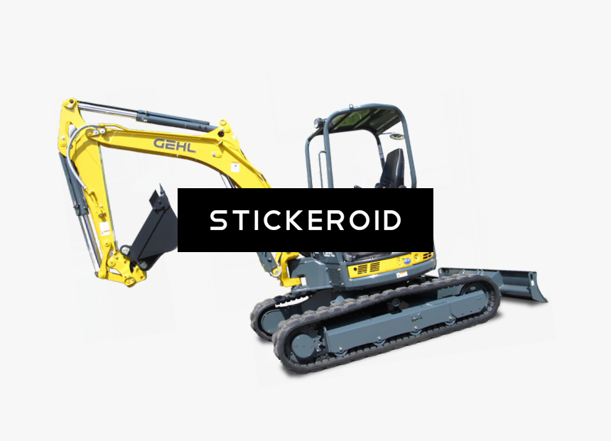 Crane Clipart , Png Download - Excavator Mini Png, Transparent Png, Free Download