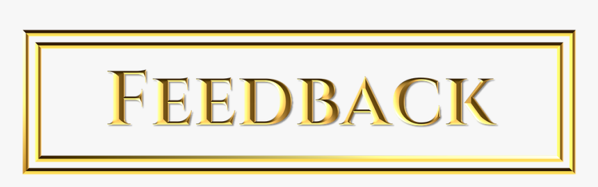 Gold, Feedback, Button, Sign, Word, Golden, Letters - Parallel, HD Png Download, Free Download