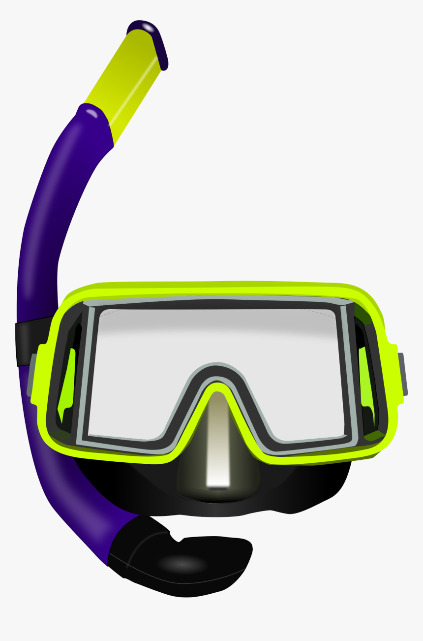 Clipart Glasses Big Image - Transparent Background Scuba Mask Clipart, HD Png Download, Free Download