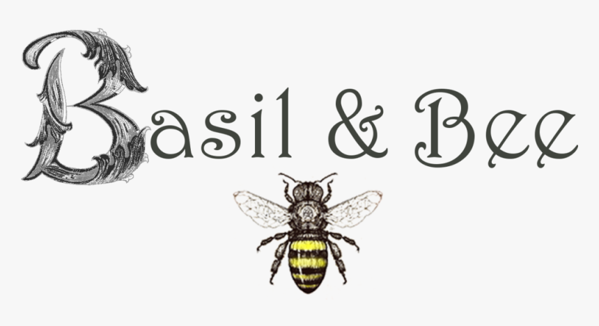 Basil %26 Bee Logo - Honeybee, HD Png Download, Free Download