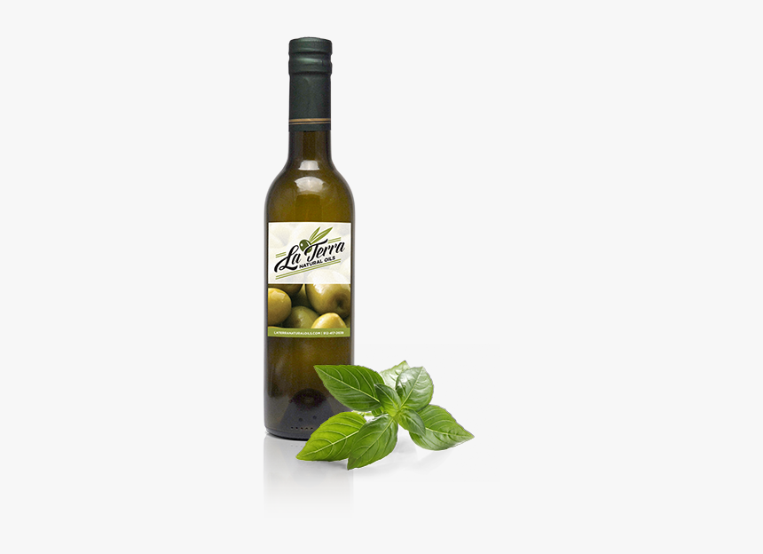 Oo Fresh Basil Extra Virgin Olive Oil - Glass Bottle, HD Png Download, Free Download