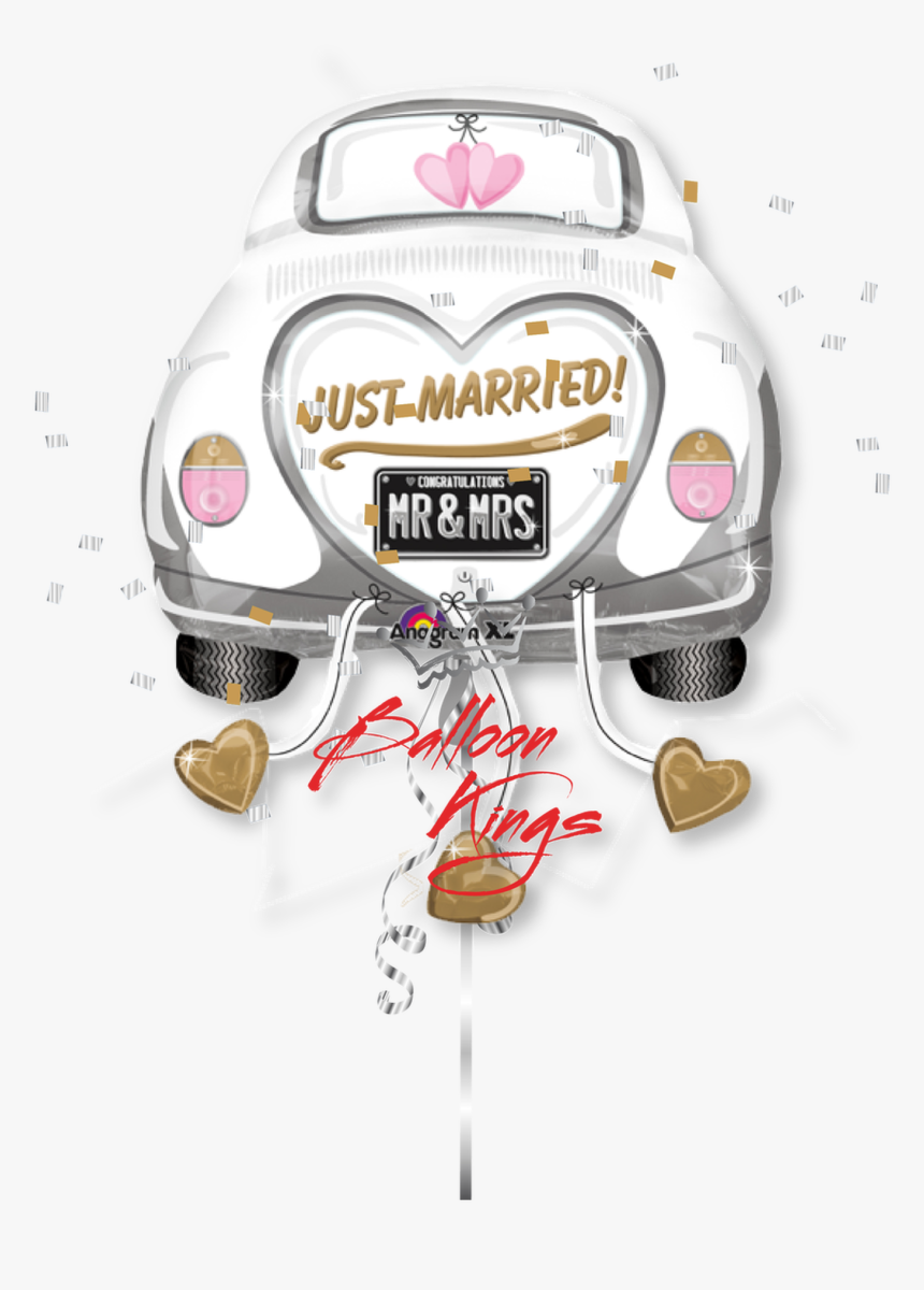 Just Married Car - Auto Just Married Clipart, HD Png Download, Free Download