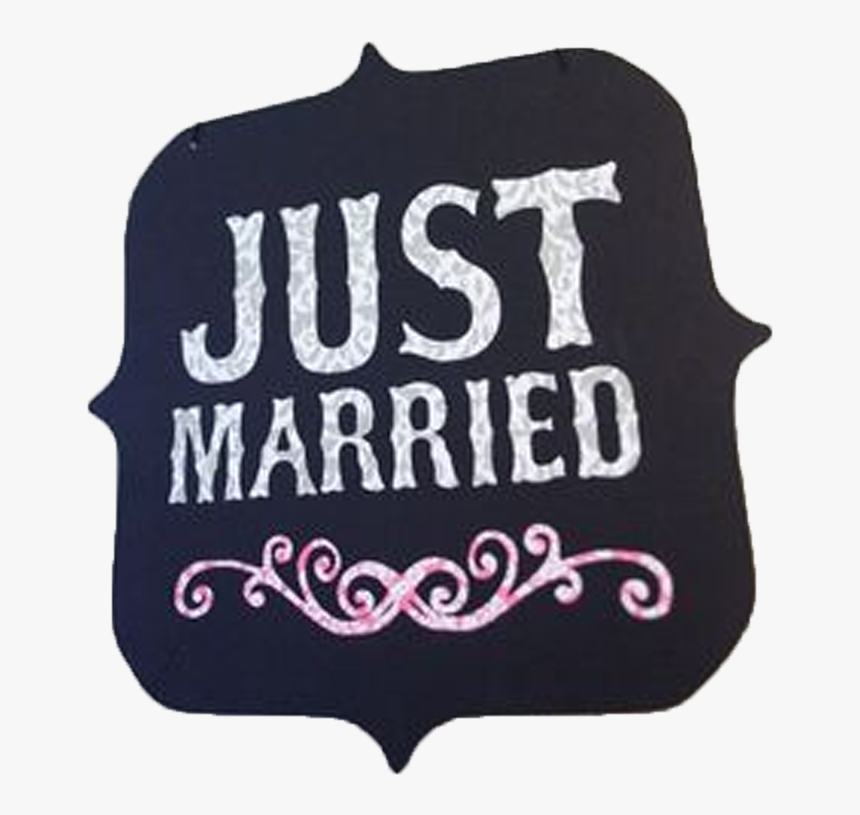 Just Married - Label, HD Png Download, Free Download