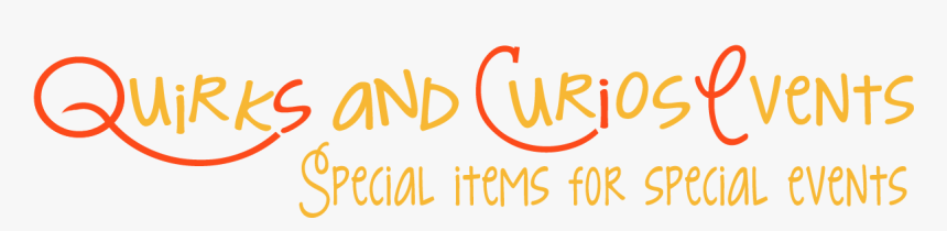 Quirks And Curios - Calligraphy, HD Png Download, Free Download