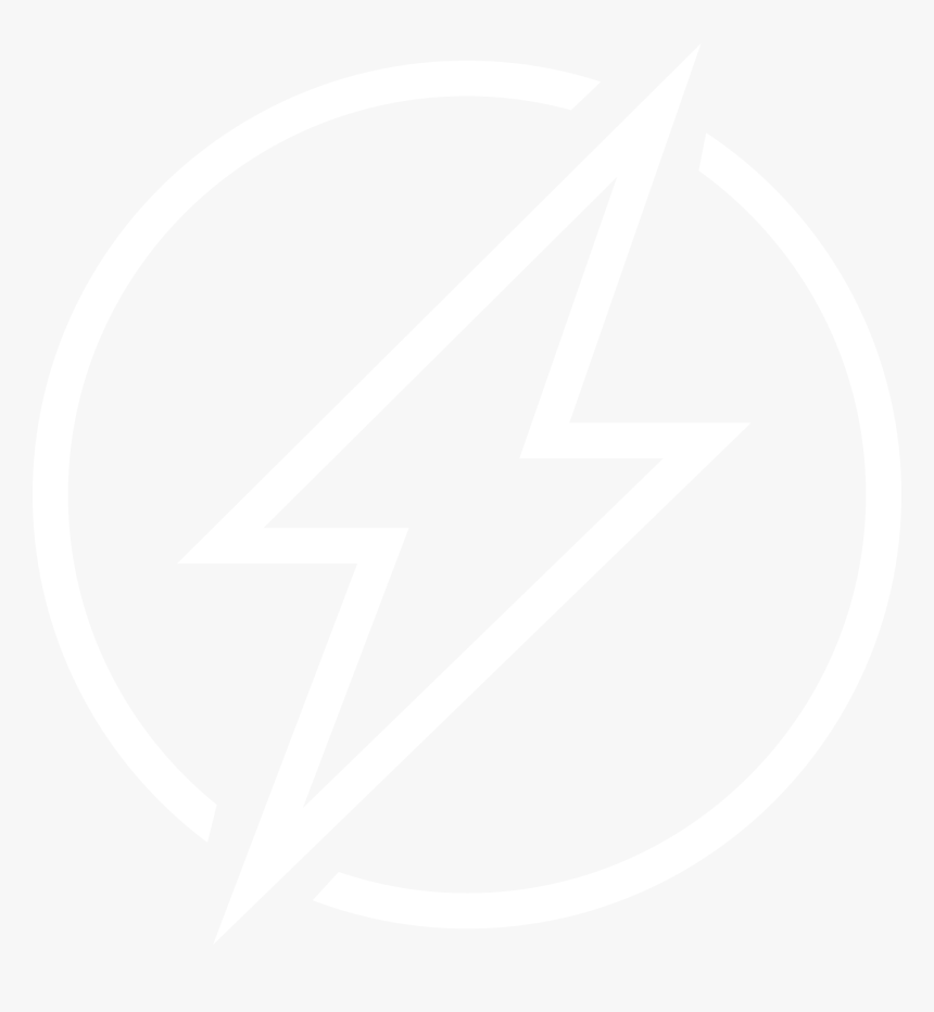 White Lightning Bolt Symbol, HD Png Download, Free Download