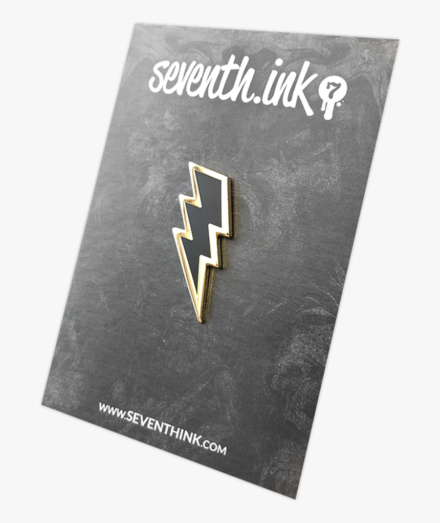 Lightning Bolt Enamel Pin By Seventh - Book Cover, HD Png Download, Free Download