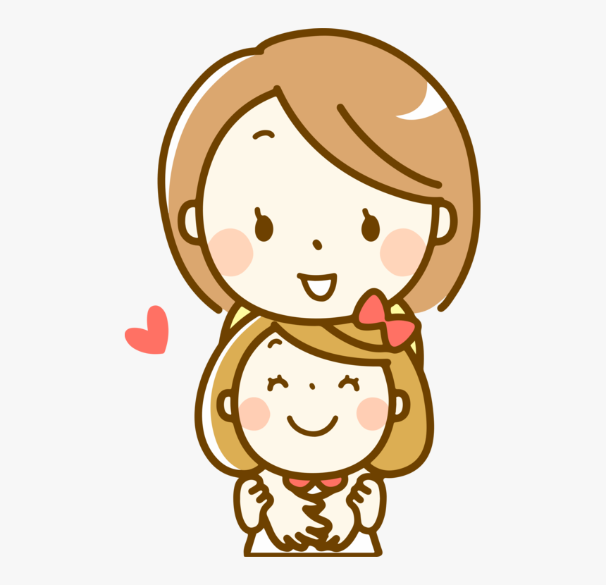 Mother Daughter Child Parenting - Clip Art Mother And Daughter, HD Png Download, Free Download