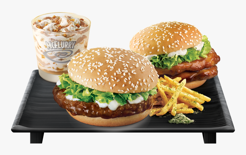 Mcdonald"s Beef And Chicken Samurai Burgers, Seaweed - Mcdonald's Singapore Samurai Burger, HD Png Download, Free Download