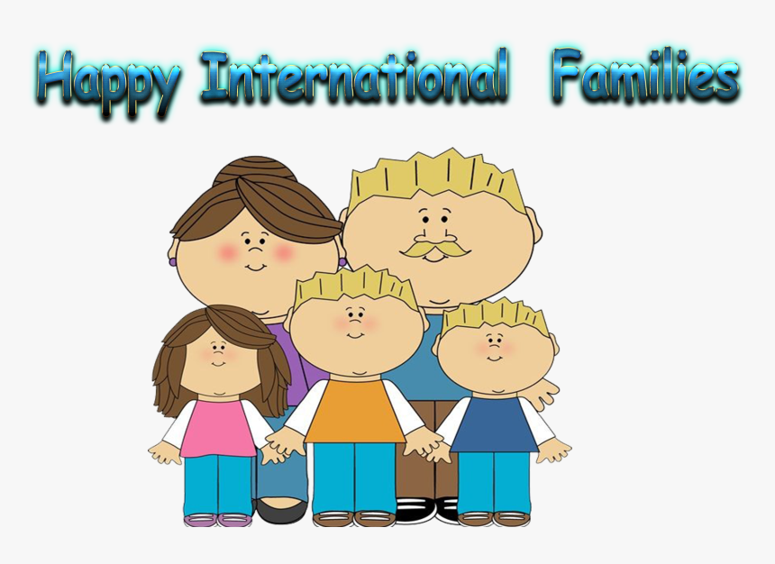 Happy International Families Clipart - Grandchildren Clipart, HD Png Download, Free Download