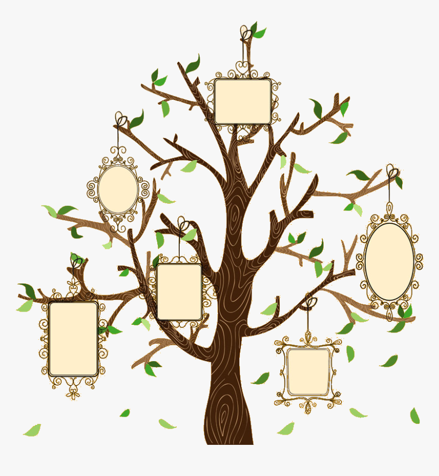 Family Tree Illustration Creative Euclidean Vector - Creative Family Tree Design, HD Png Download, Free Download