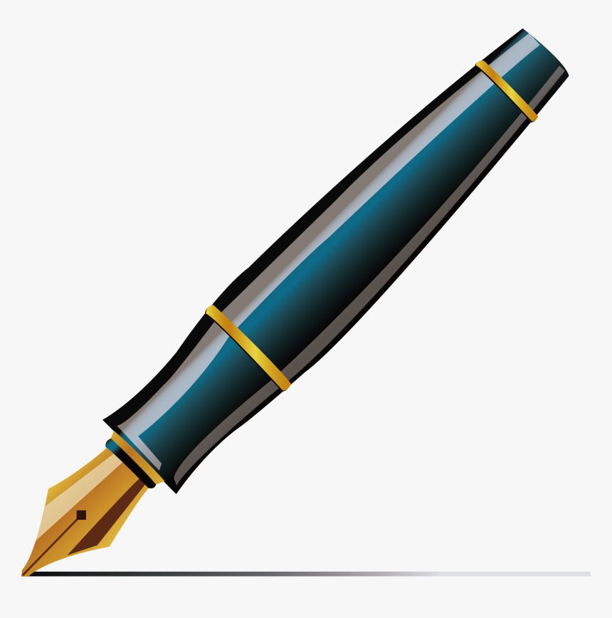 Fountain Pen Ballpoint Pen Quill Clip Art - Fountain Pen Vector Png, Transparent Png, Free Download