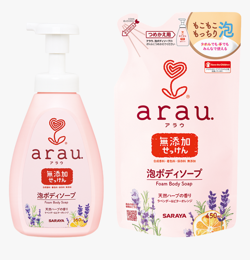 Arau Foam Body Soap - 無 添加 ボディ ソープ, HD Png Download, Free Download