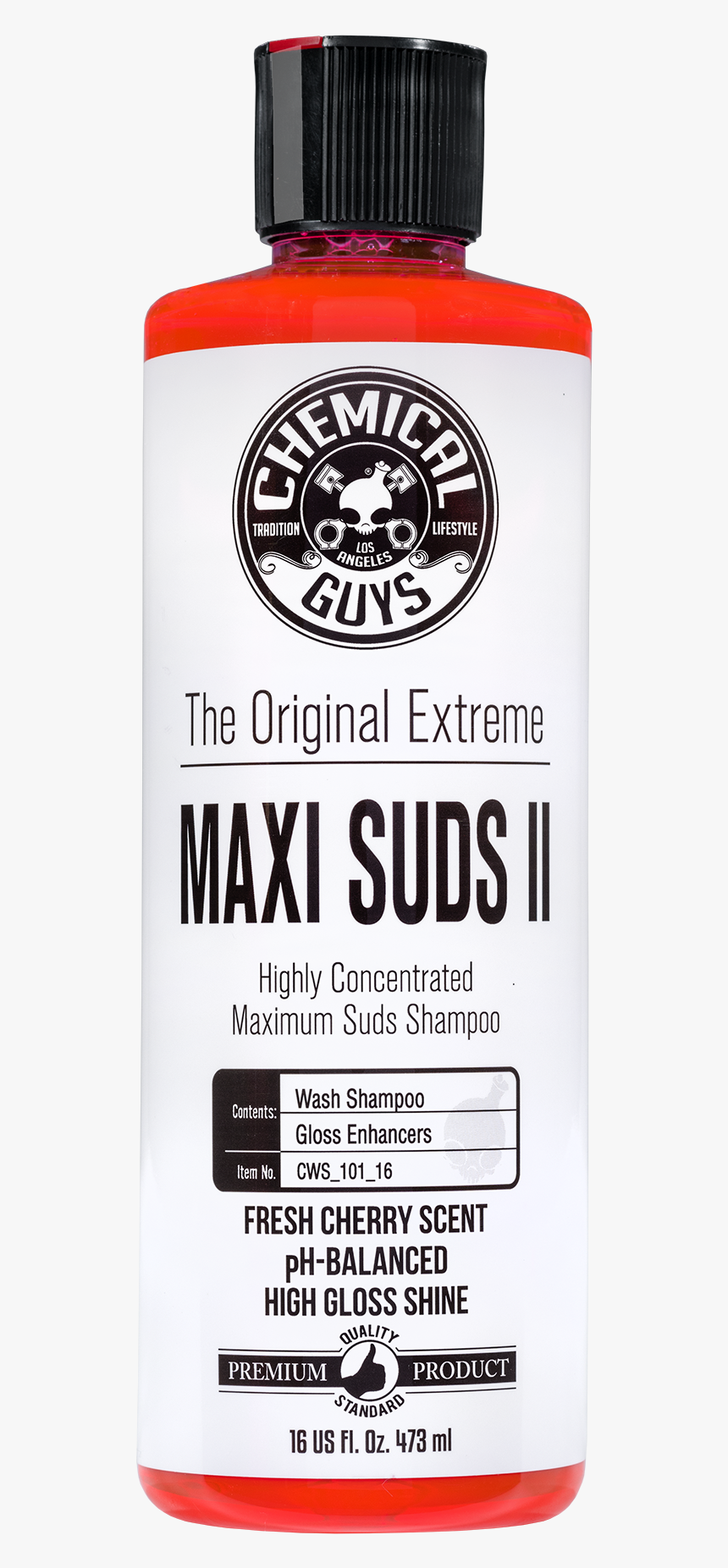 Maxi Suds 2 High Foam Maintenance Shampoo &amp - Chemical Guys Maxi-suds Ii Super Suds Car Wash Shampoo, HD Png Download, Free Download