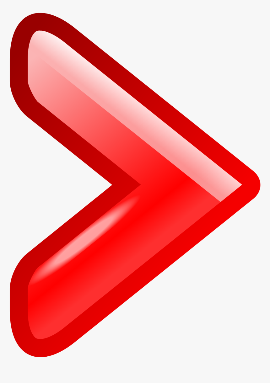 Red Right Arrow Png, Transparent Png, Free Download