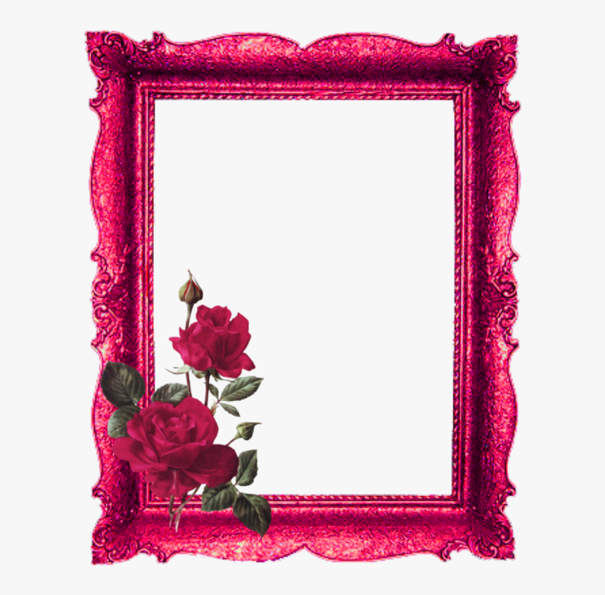 Transparent Red Roses Border Png - Hd Frame And Border, Png Download, Free Download