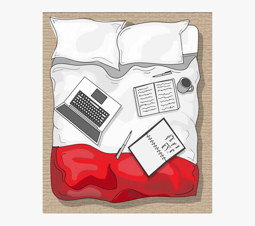 Study In Bed, HD Png Download, Free Download