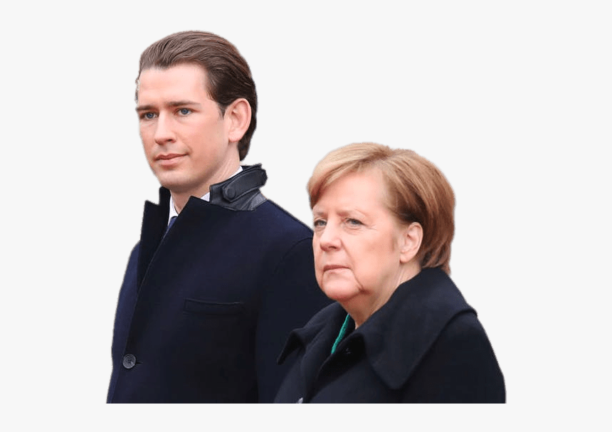Sebastian Kurz And Angela Merkel - Sebastian Kurz Angela Merkel, HD Png Download, Free Download