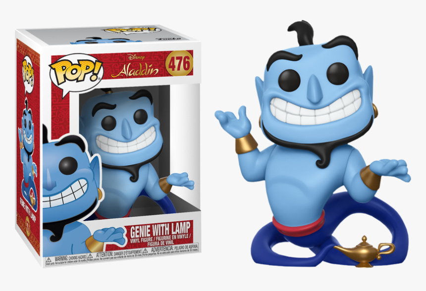 Transparent Sebastian Png - Funko Pop Aladdin Genie With Lamp, Png Download, Free Download