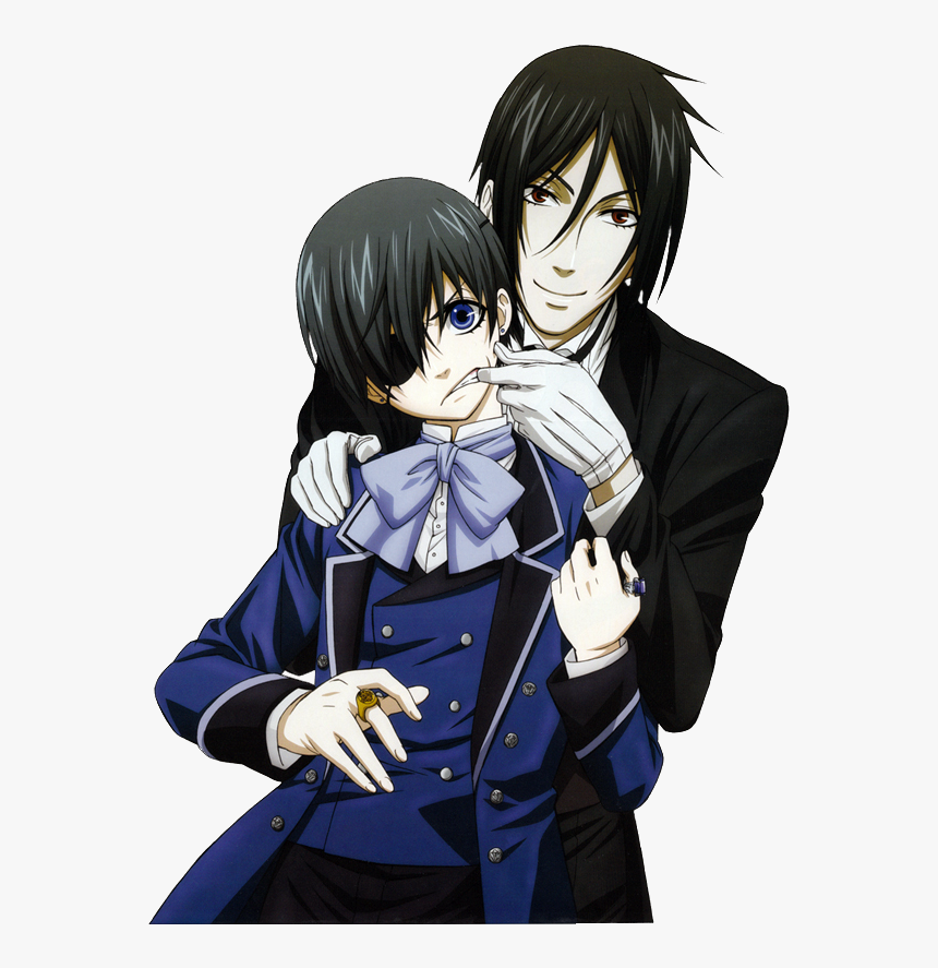 Sebastian And Ciel Phantomhive - Ciel Phantomhive Et Sebastian Michaelis, HD Png Download, Free Download