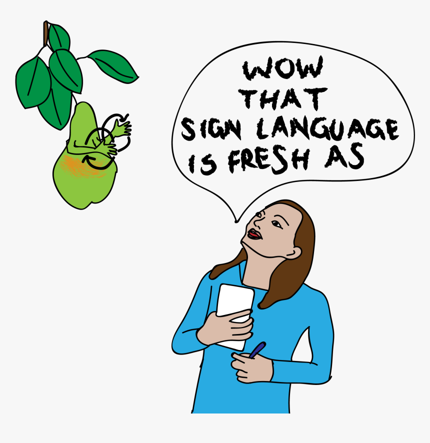 Emerging Sign Languages Are Ripe For Studying The Origins - Cartoon Sign Language, HD Png Download, Free Download