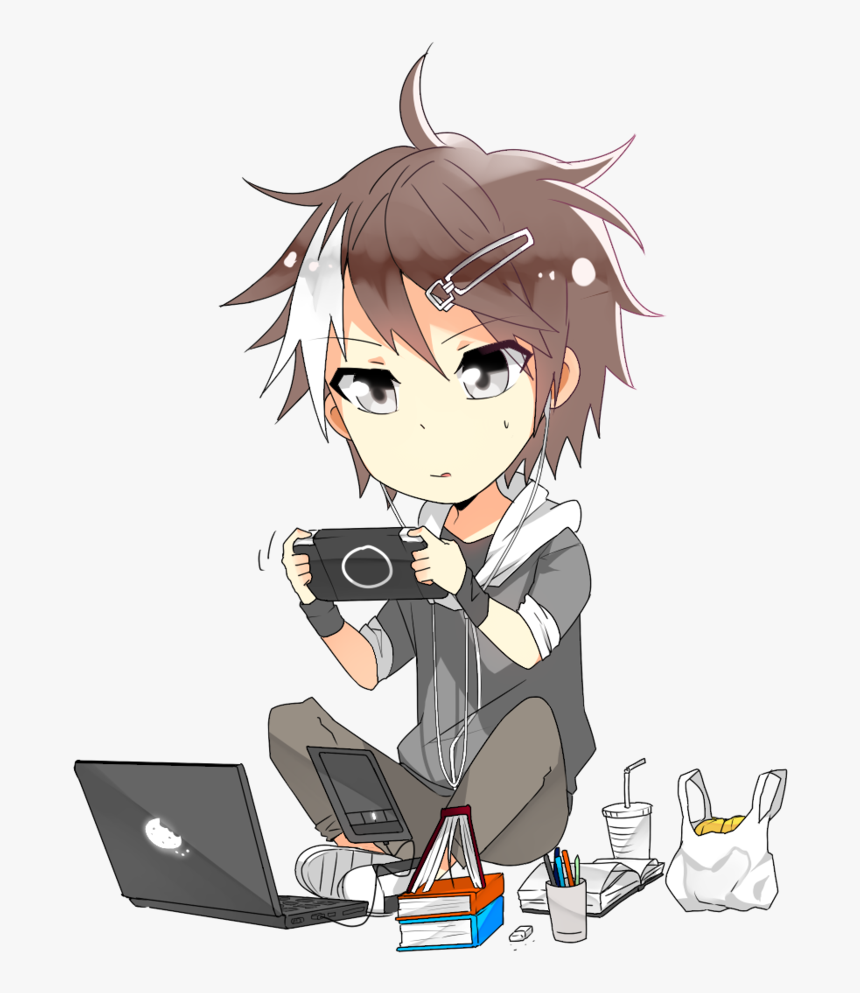 Anime Chibi Study Png, Transparent Png, Free Download