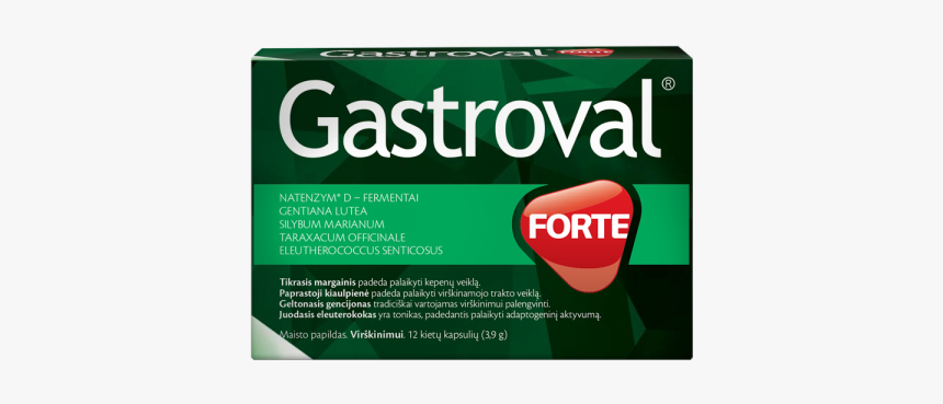 Gastroval Forta 12 - Stimulant, HD Png Download, Free Download