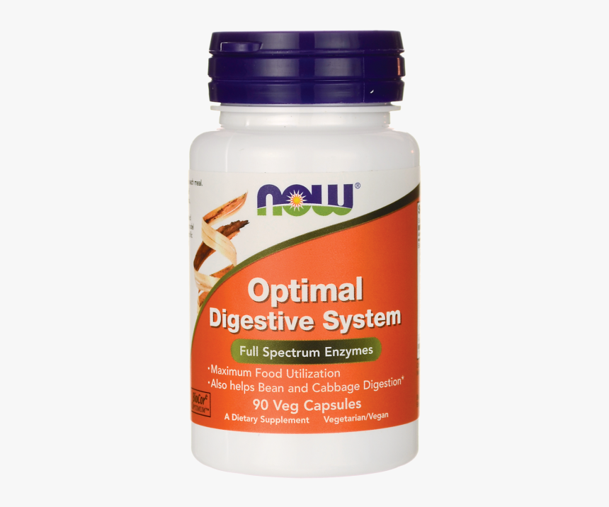 Now Foods Optimal Digestive System 90 Veg Caps - Now Vitamin D3 2000, HD Png Download, Free Download