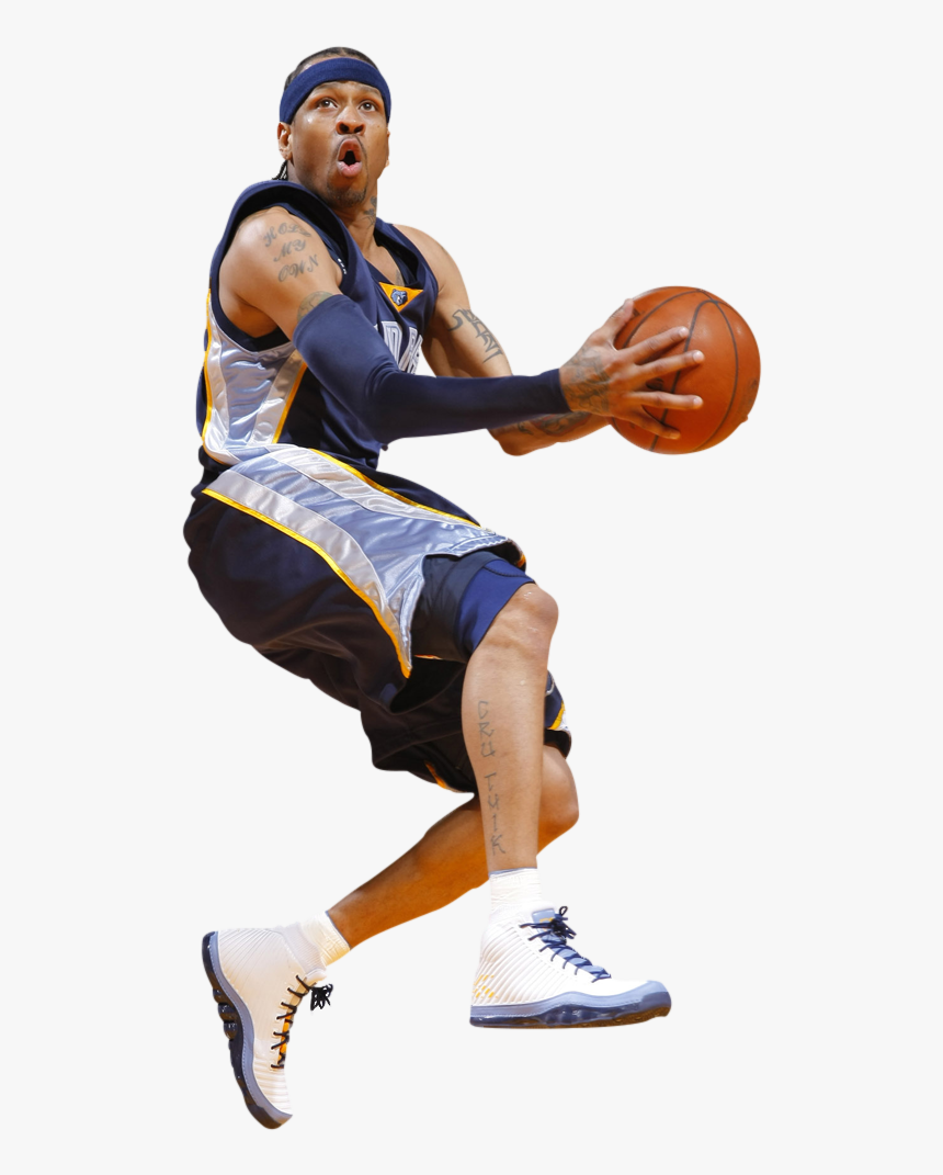 Transparent Dunk Png - Allen Iverson Dunk Png, Png Download, Free Download