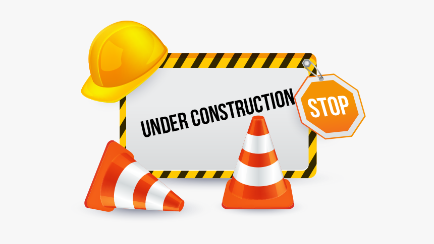 Under Construction Sign Free Vector And Png - Construction, Transparent Png, Free Download