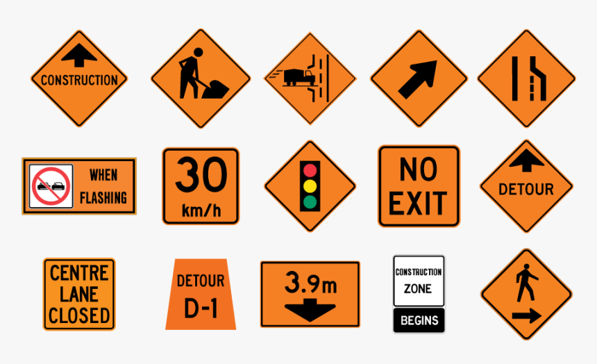 Temporary Signs Manufactured For Sale - Traffic Sign, HD Png Download, Free Download